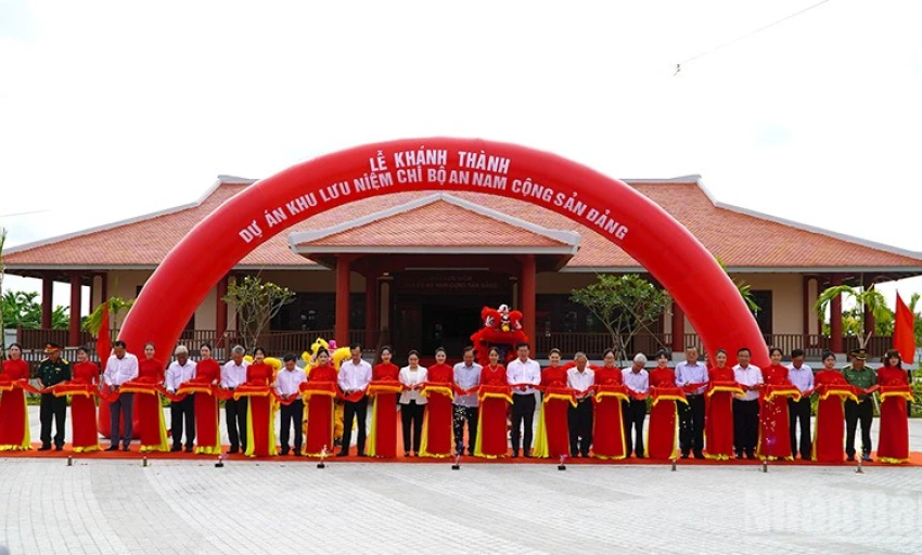 Đồng Tháp: Khánh thành dự án Khu lưu niệm Chi bộ An Nam Cộng sản Đảng