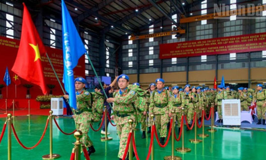 Hai đơn vị thuộc Bộ Quốc phòng xuất quân làm nhiệm vụ gìn giữ hòa bình Liên hợp quốc