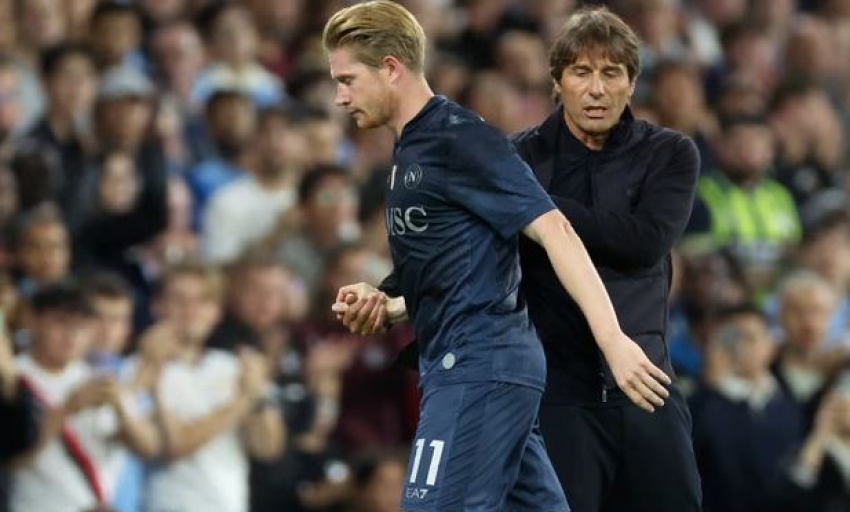 HLV Conte: 'Số phận nghiệt ngã với De Bruyne, thẻ đỏ hủy hoại trận đấu'