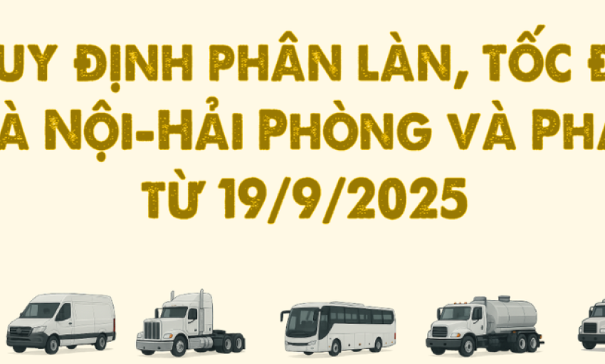[Infographic] Quy định mới về phân làn, tốc độ trên cao tốc Hà Nội-Hải Phòng và Pháp Vân-Cầu Giẽ