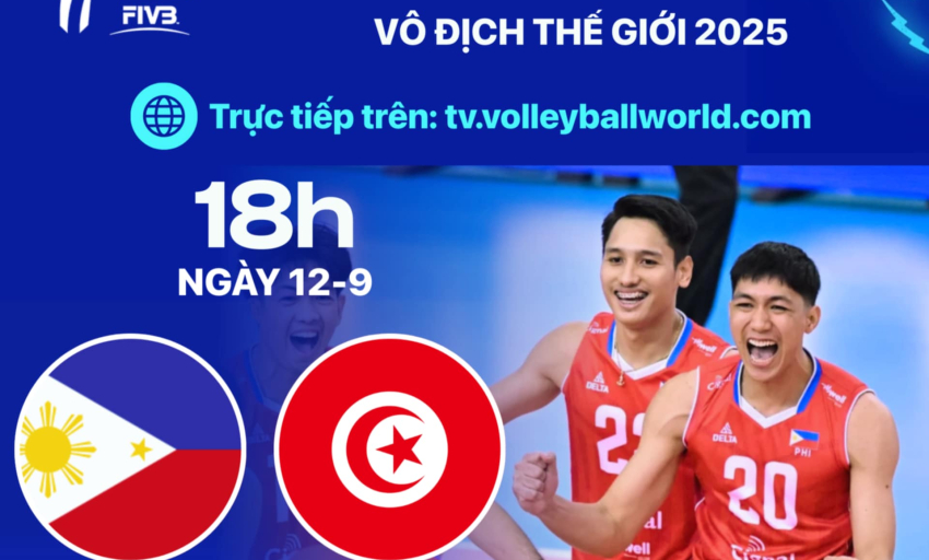 Lịch thi đấu Giải bóng chuyền nam vô địch thế giới 12-9