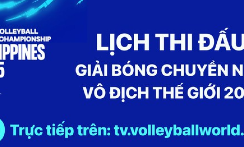 Lịch thi đấu vòng 16 đội Giải bóng chuyền nam vô địch thế giới ngày 23-9