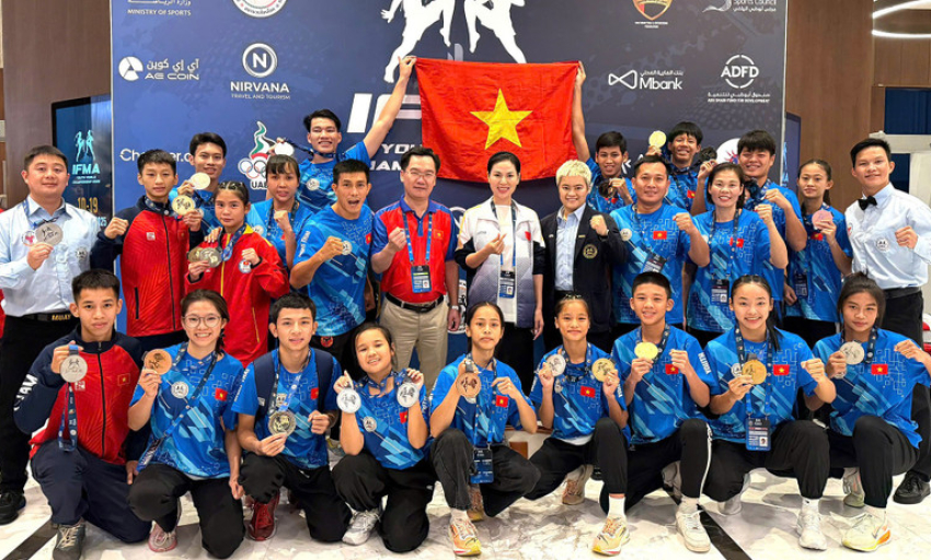 Muay Việt Nam giành 4 Huy chương Vàng tại Giải vô địch trẻ thế giới 2025