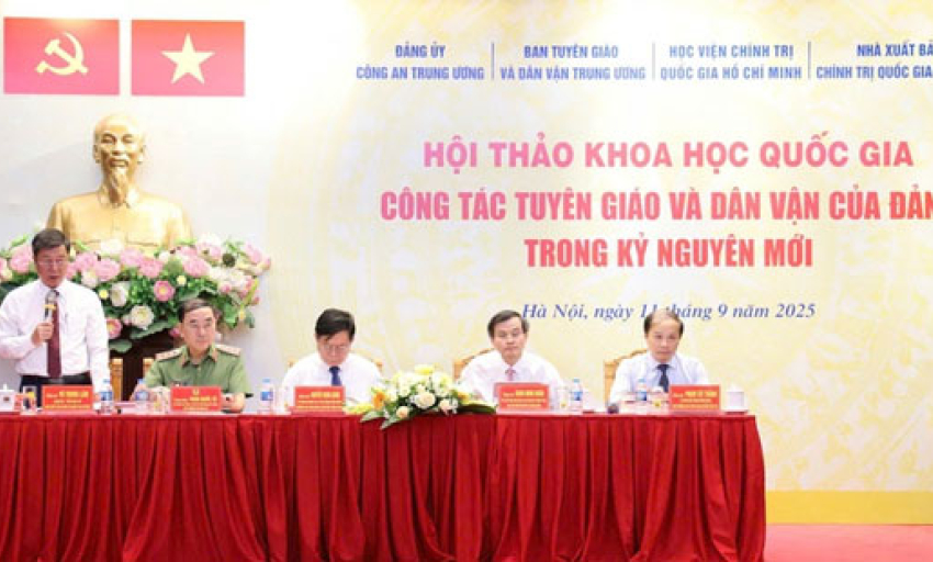 Nâng cao chất lượng công tác tuyên giáo, dân vận của Đảng trong kỷ nguyên mới