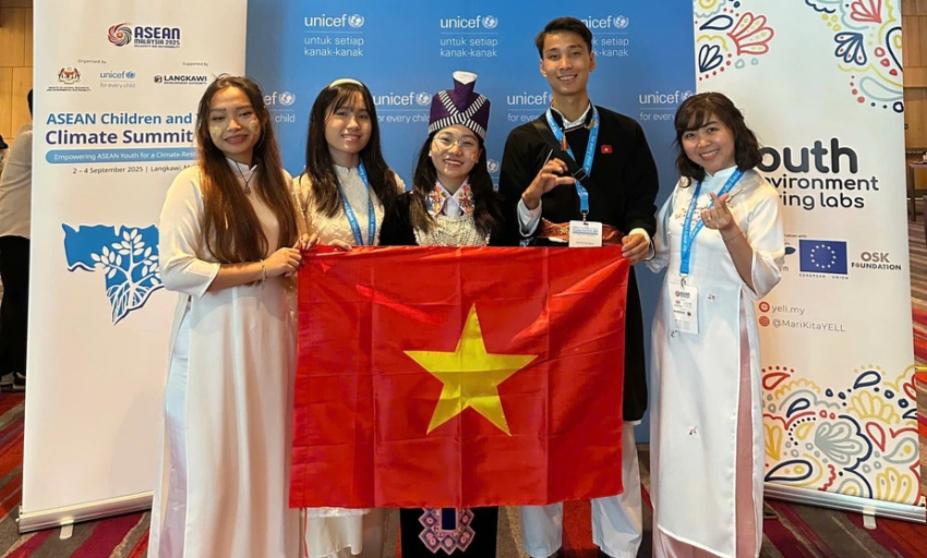 Nữ sinh từ bản làng vùng cao đến Hội nghị Thượng đỉnh về khí hậu ASEAN