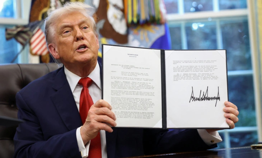 Ông Trump ký văn bản khôi phục án tử hình ở thủ đô Washington