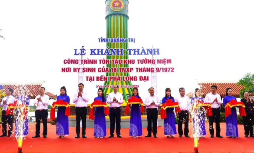 Quảng Trị khánh thành công trình tu bổ, tôn tạo và đón nhận bằng xếp hạng Di tích lịch sử quốc gia Bến phà II Long Đại