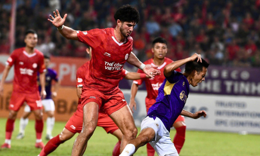 Vòng 4 Giải bóng đá LPBank V.League 1-2025/2026: Ba trận đấu đều hòa