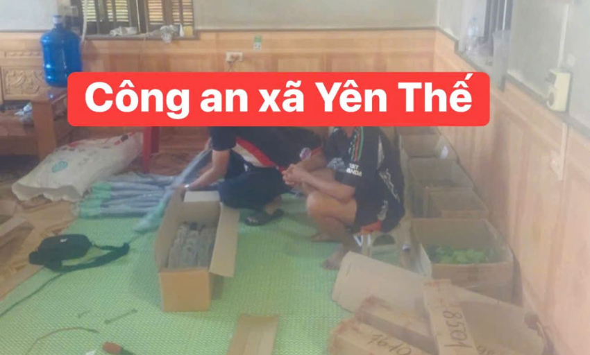 Yên Thế: Bắt quả tang 01 đối tượng về hành vi tàng trữ, mua bán trái phép vũ khí thô sơ, công cụ hỗ trợ