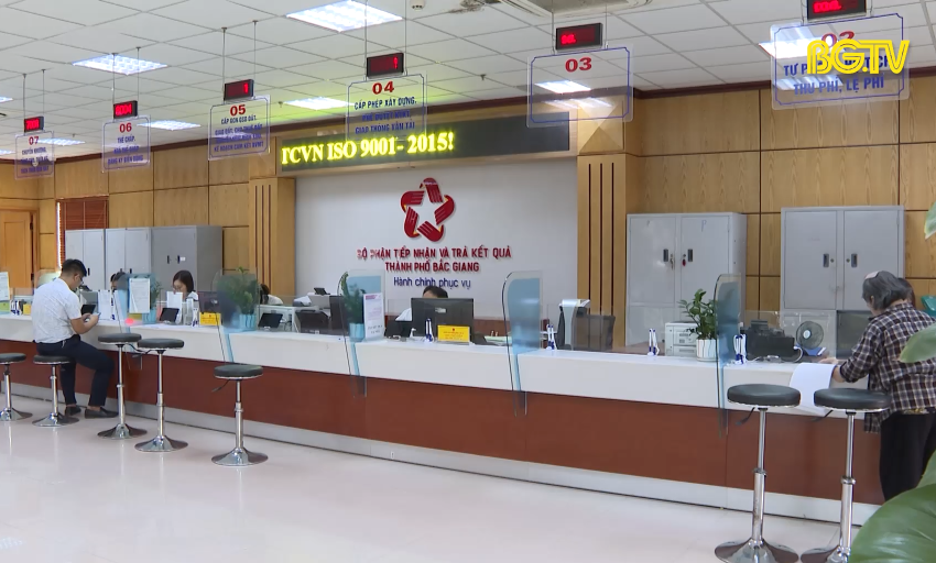 Bắc Giang nỗ lực cải thiện chỉ số hài lòng trong giải quyết thủ tục hành chính