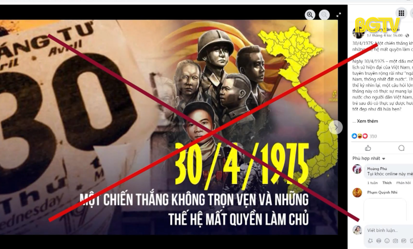 Góc nhìn thẳng: Phản bác thông tin xuyên tạc về chiến thắng 30/4
