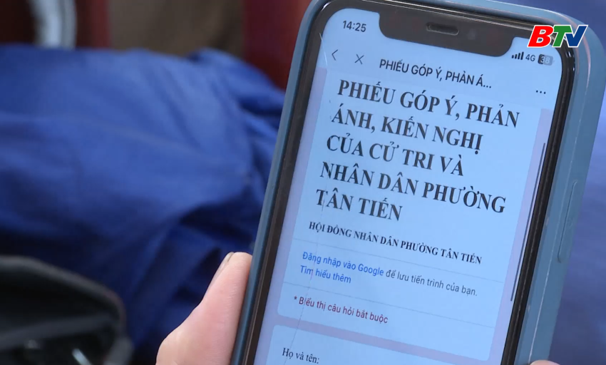 Phiếu góp ý điện tử - Rút ngắn khoảng cách giữa chính quyền và người dân