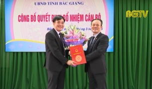 Công bố quyết định bổ nhiệm Giám đốc Đài PT-TH tỉnh Bắc Giang