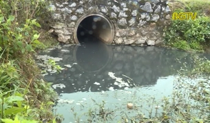 Việt Yên: Thôn Yên Ninh xả thải gây ô nhiễm môi trường