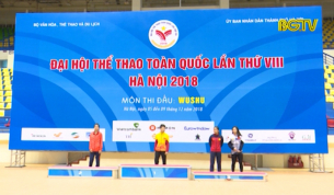 Wushu mang về tấm HCV thứ 9 cho Đoàn Thể thao BG