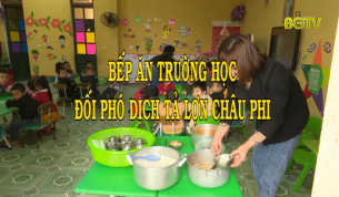 Các bếp ăn trường học đối phó với dịch tả lợn Châu Phi