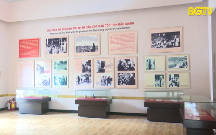 Ấn tượng tư liệu về Bác tại Bảo tàng Bắc Giang 