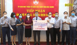 Bắc Giang: Hơn 61,2 tỷ đồng ủng hộ phòng, chống dịch Covid- 19