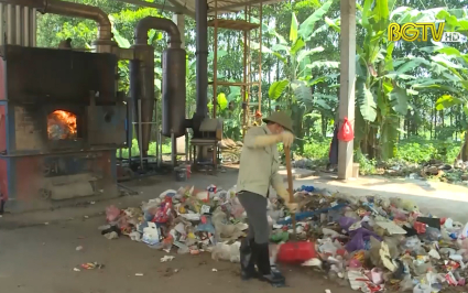 Bắc Giang: Lắp đặt 30 lò xử lý rác thải sinh hoạt