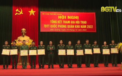 Bắc Giang nhất toàn đoàn Hội thao TDTT Quốc phòng Quân khu I