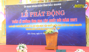 Bắc Giang phát động tuần lễ hưởng ứng học tập suốt đời năm 2021
