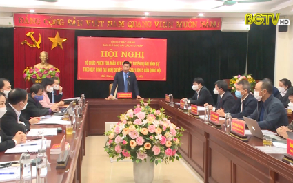 Bắc Giang: Tổ chức thành công phiên tòa mẫu xét xử trực tuyến vụ án hình sự