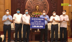 Ban cứu trợ Trung ương ủng hộ Bắc Giang 5 tỷ đồng phòng, chống dịch Covid- 19
