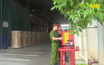 Bảo đảm an toàn về phòng cháy chữa cháy tại khu vực kho chứa hàng hoá 
