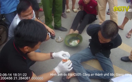 Một số đối tượng tàng trữ trái phép chất ma tuý bị bắt giữ 
