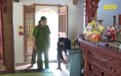 Bắt giữ đối tượng trộm cắp tiền công đức tại chùa Tứ Giáp