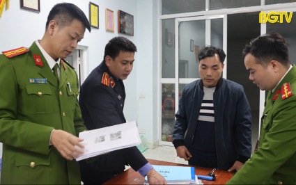 Bắt nguyên cán bộ Trung tâm nước sạch và VSMT nông thôn tỉnh Bắc Giang 