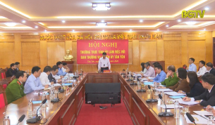 Bí thư Tỉnh ủy, Chủ tịch UBND tỉnh làm việc với BTV Huyện ủy Tân Yên