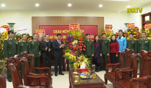 Bí thư Tỉnh ủy chúc mừng Bộ CHQS Tỉnh nhân ngày 22/12