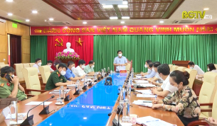 Bí thư Tỉnh ủy làm việc với Thành ủy Bắc Giang về công tác chống dịch