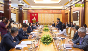 Bí thư Tỉnh ủy tiếp và làm việc với Đại sứ Hàn Quốc tại Việt Nam