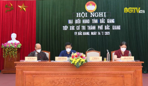 Bí thư Tỉnh ủy tiếp xúc cử tri Thành phố Bắc Giang
