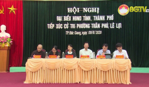 Bí thư tỉnh ủy tiếp xúc cử tri TP Bắc Giang