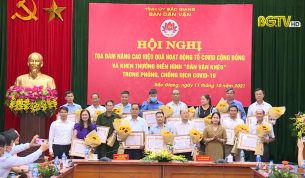 Biểu dương 30 điển hình "dân vận khéo" trong phòng, chống Covid-19