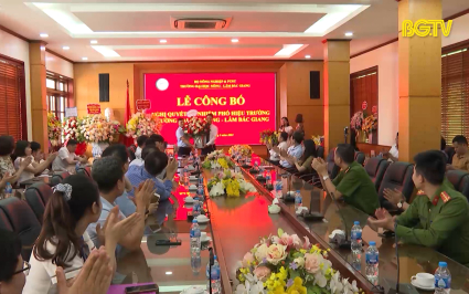 Bổ nhiệm Phó hiệu trưởng trường Đại học Nông lâm Bắc Giang