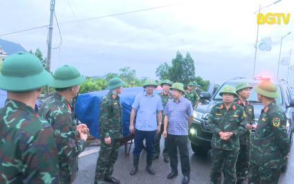 Bộ Quốc phòng kiểm tra công tác khắc phục hậu quả sau bão tại Bắc Giang