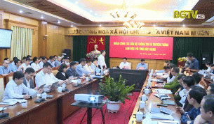 Bộ trưởng Bộ Thông tin Và Truyền thông làm việc tại tỉnh Bắc Giang