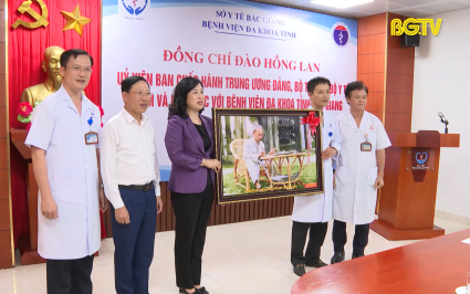 Bộ trưởng Bộ Y tế làm việc với tỉnh Bắc Giang