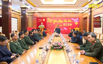 BTV Tỉnh uỷ gặp mặt lãnh đạo Bộ, Ngành, Tướng lĩnh Bắc Giang