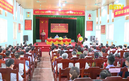 Đoàn Đại biểu Quốc hội tỉnh tiếp xúc cử tri huyện Tân Yên