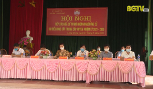 Các ứng cử viên tiếp xúc cử tri, vận động bầu cử tại huyện Lạng Giang