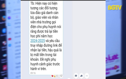 Cảnh giác với chiêu lừa hoàn tiền học phí chiếm đoạt tài sản 