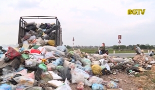 Bất cập từ bãi rác thải của xã Tiền Phong, Yên Dũng