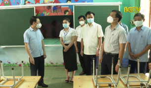 Chủ tịch UBND tỉnh kiểm tra công tác chuẩn bị năm học mới tại huyện Lục Ngạn