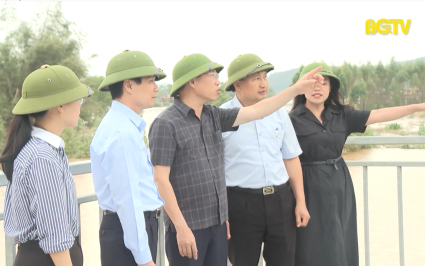 Chủ tịch UBND tỉnh kiểm tra tình hình khắc phục hậu quả bão số 3