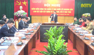 Chủ tịch UBND tỉnh làm việc về quản lý khai thác khoáng sản và xử lý rác thải 